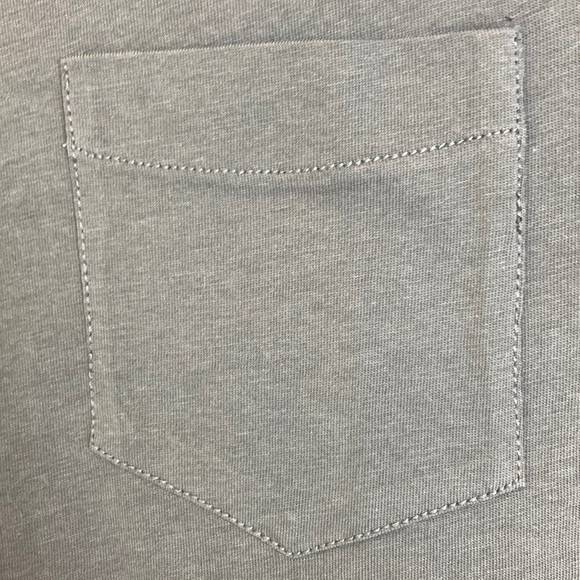 A.P.C. NWT Blue Crew Neck Pocket Tee Large Classic Minimalist Elevated Basic - Picture 7 of 14